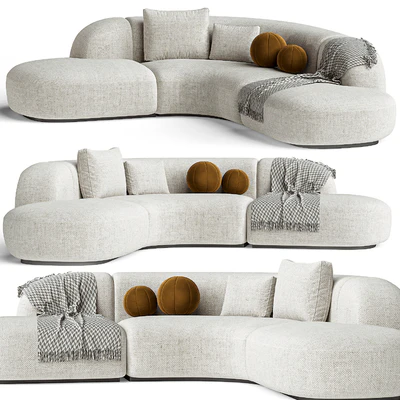 Sofa Eichholtz Sofa Bjorn Boucle Sand — Ver 1