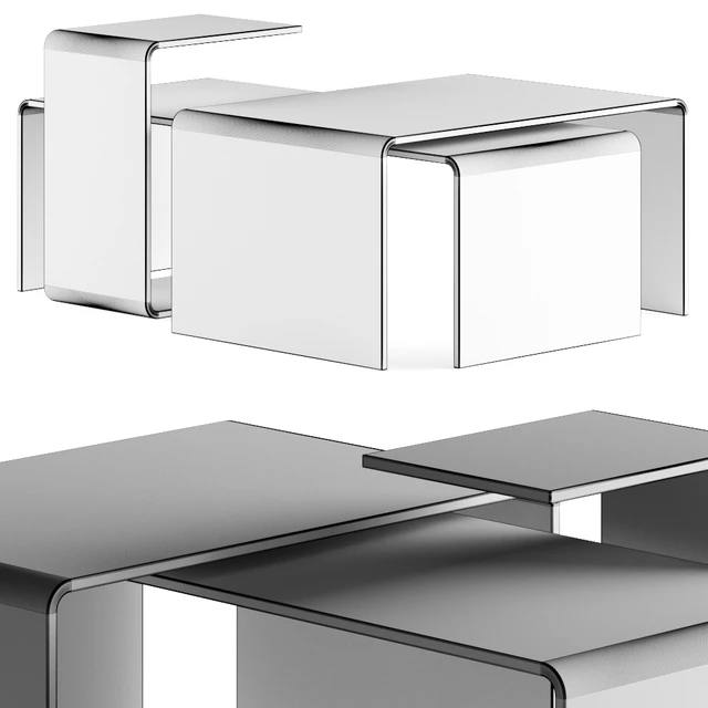 Gravelli Trio Wooden Coffee Tables — Скачать