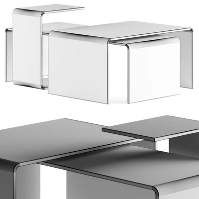 Gravelli Trio Wooden Coffee Tables — Вид 2