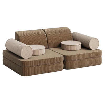 Children's Play Sofa Transformer Settee by Wigiwama — Ver 2