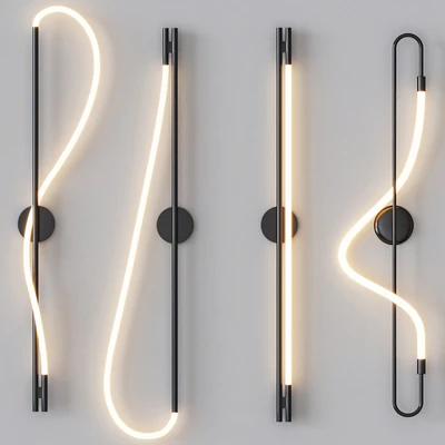 Luke Lamp Co - Wall Sconce Black Set — Ver 1