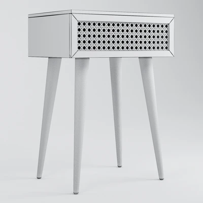 Light Oak Daintree Rattan Bedside Table — Вид 2
