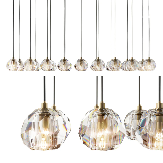 RH modern boule de cristal chandelier — Descargar