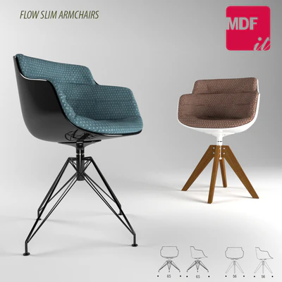 FLOW SLIM ARMCHAIRS — Descargar