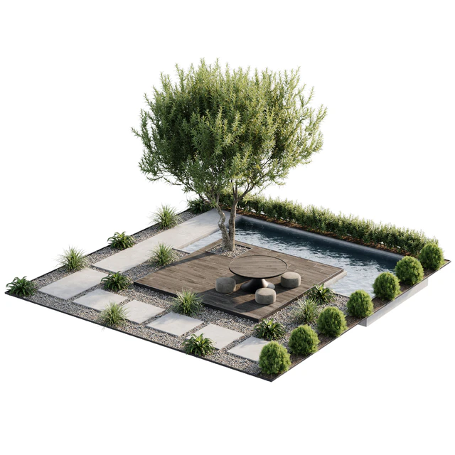 Town Square and Outdoor Plants 6 — Скачать