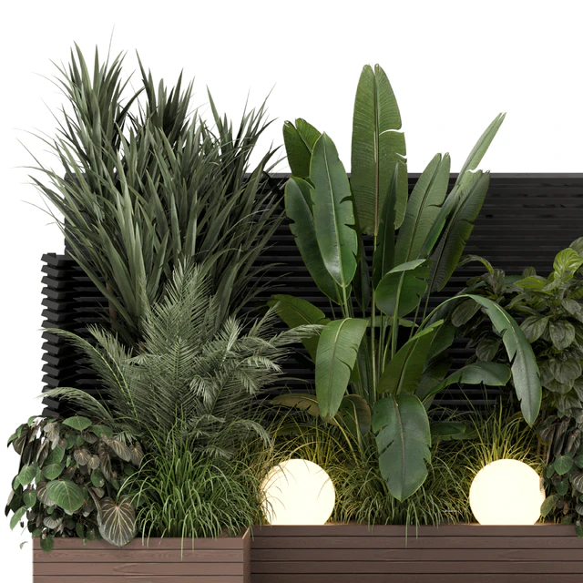 Backyard and Landscape Set Bush and Tree - Set 1411 — Descargar