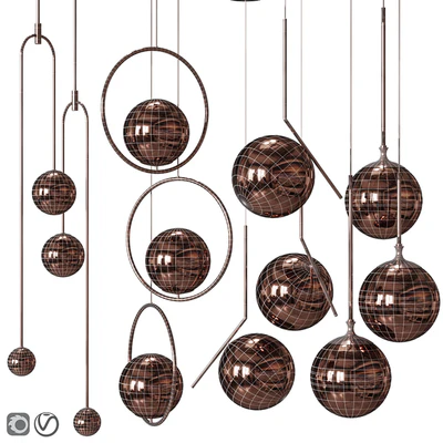 Four Pendant Lights scandinavian amazing set vol. 21 — View 2