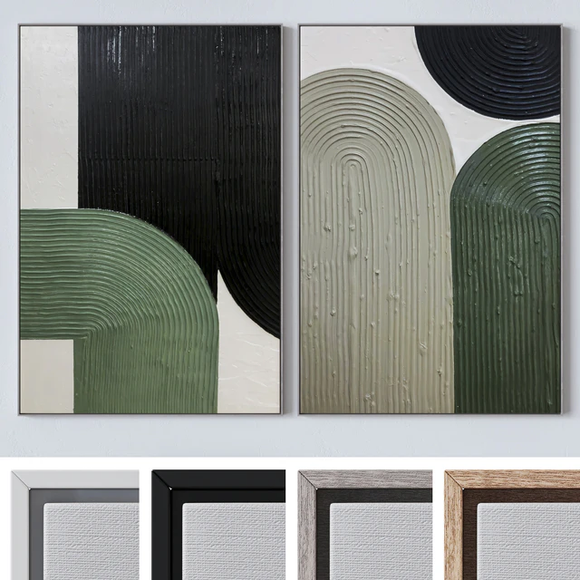 Set of six large wall paintings 2458 — Descargar