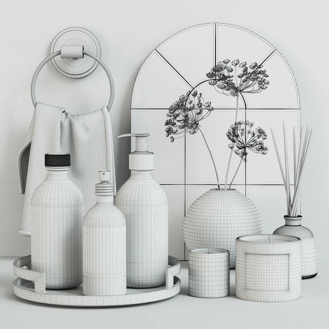 Burberry Bathroom Set — Descargar