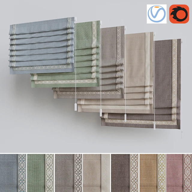 Set of Roman Curtains 1 — Descargar