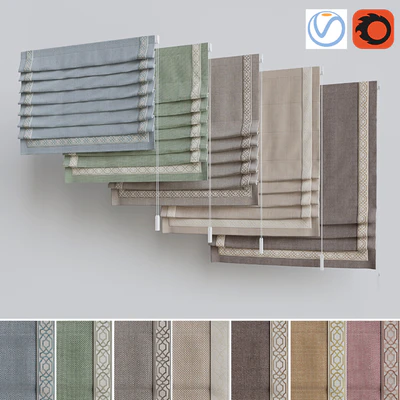 Set of Roman Curtains 1 — Ver 1