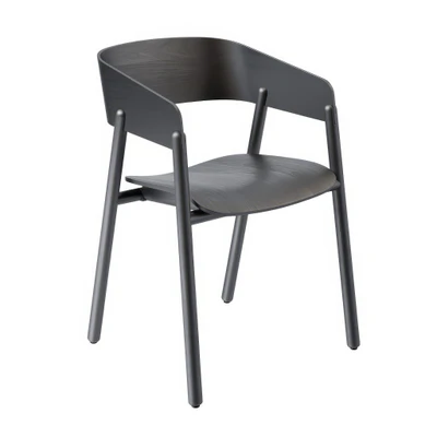 mava wooden chair gray by punt — Скачать