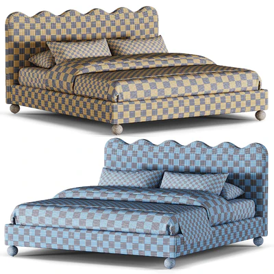 Ripple King Bed — Ver 2