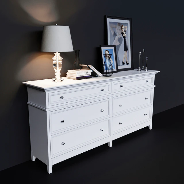 Chest of drawers with 6 drawers Dantone Home — Descargar