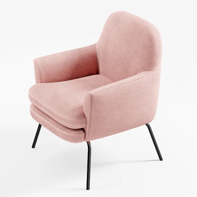 Chloe Velvet Arm Chair — Ver 2
