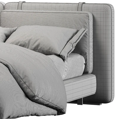 Minotti bed Tatlin "Soft" — Ver 2