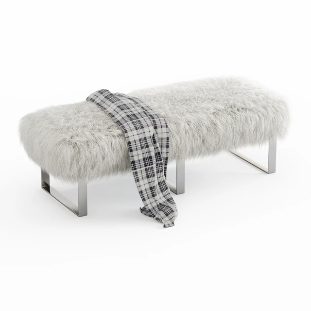 Mongolian Fur Bench 03 — Descargar