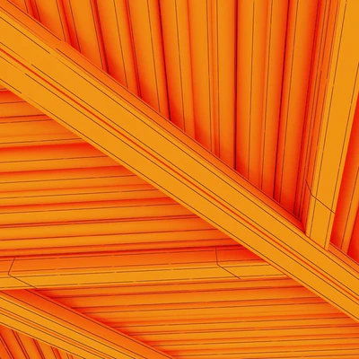 Ceiling diagonal branch straight n2 — Ver 2