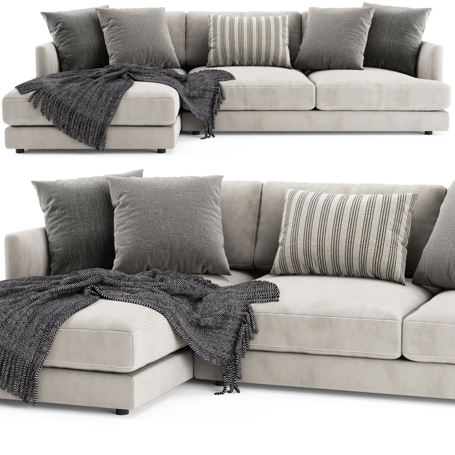 West Elm Haven Chaise Longue — Descargar