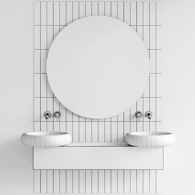 Inbani Ease Vanity Unit Set 1 — Скачать