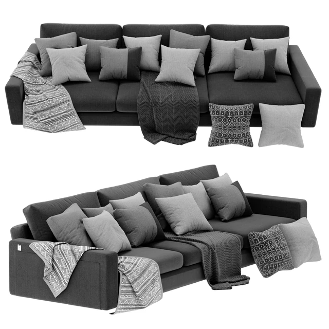 Delavega  Large Sofa A101 — Скачать