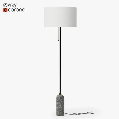 Gubi gravity floor lamp — View 1