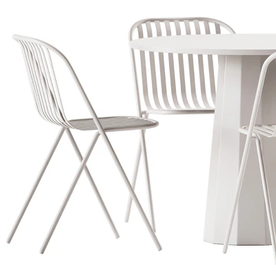 Dix Table by Connubia and Belca Chair by TUBY / Garden furniture — Ver 2