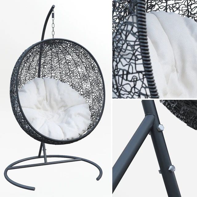 Outdoor Wicker Swing Chair — Скачать