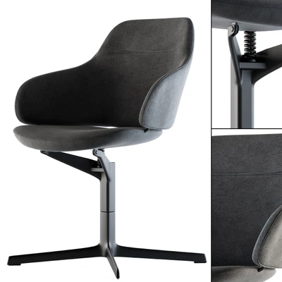 Office Chair Modern Fabric — Ver 3