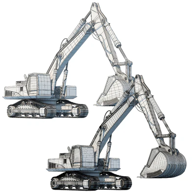 CAT Excavator — Вид 2