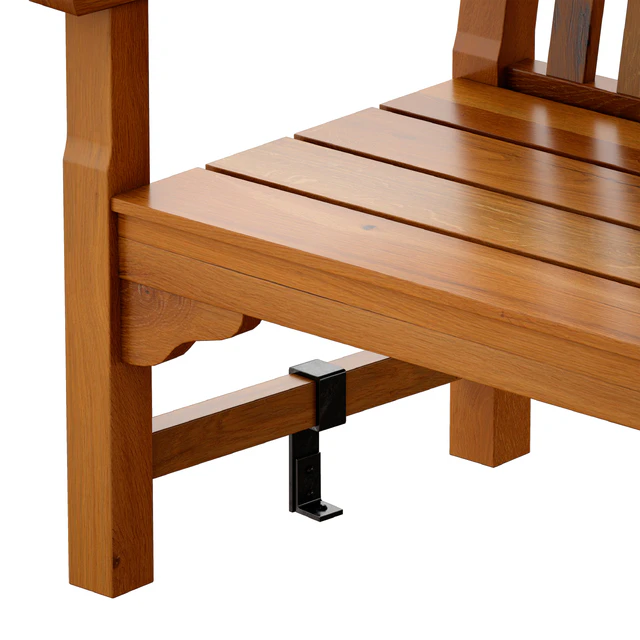 Wooden garden bench / park bench — Descargar