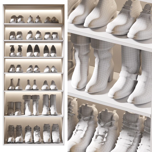 Shoe shelf | set 1 — Descargar