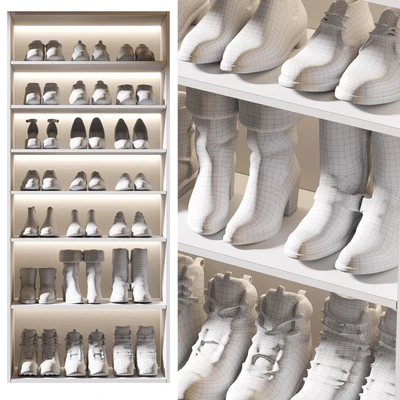 Shoe shelf | set 1 — Ver 2