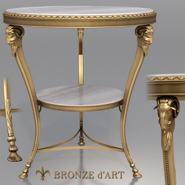 Belier 1116 Table of Bronze d'Art — Descargar