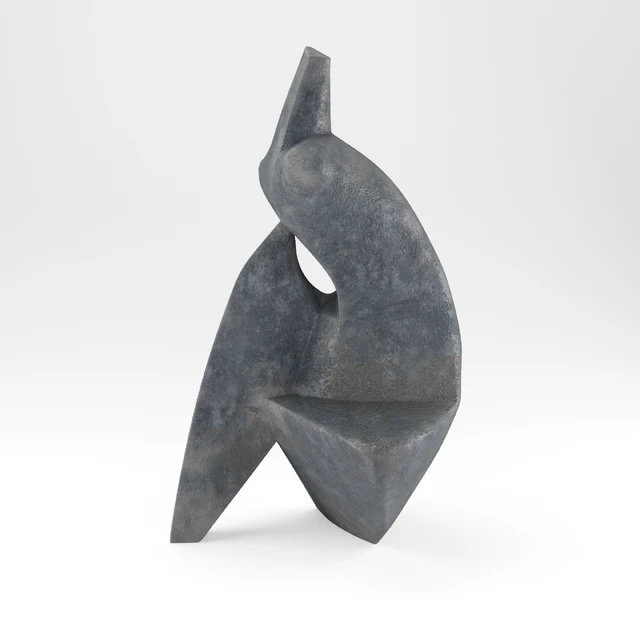Dark Ceramic Woman Decor — Скачать