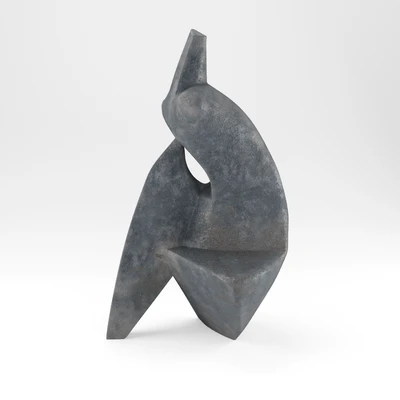 Dark Ceramic Woman Decor — Вид 2