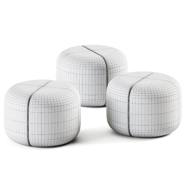 Round Pouf Bob by Bla Station / Пуф — Скачать