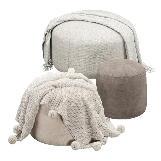 Set of poufs — Скачать