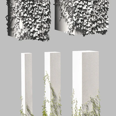 Leaves for square columns of different sizes — Ver 3