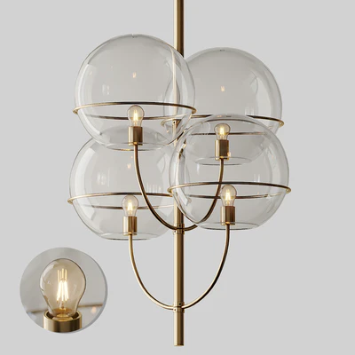 Lyndon Pendant by Vico Magistretti for Oluce — Вид 1