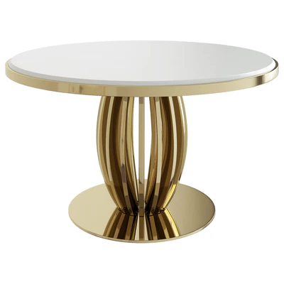Pumpkin White and Gold Table from Roberto Cavalli — Вид 1