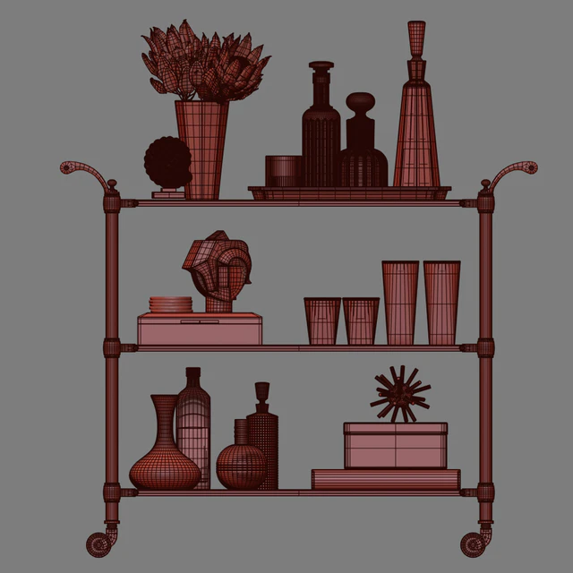 Williams Sonoma Beckett Bar Cart — Скачать