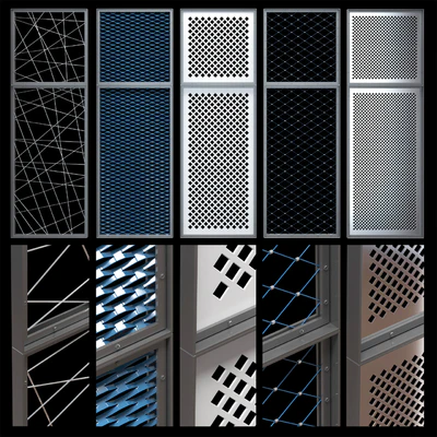 Decorative metal lattices - Rhombus — Ver 1
