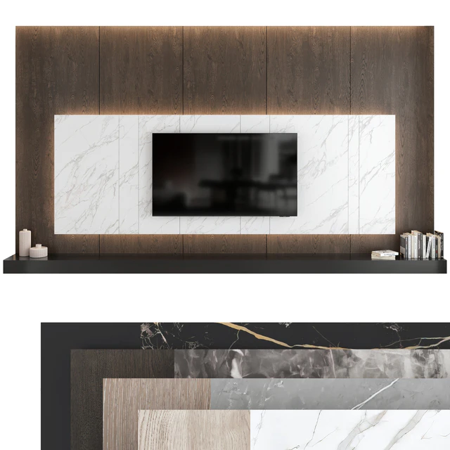 TV wall set 02 — Скачать