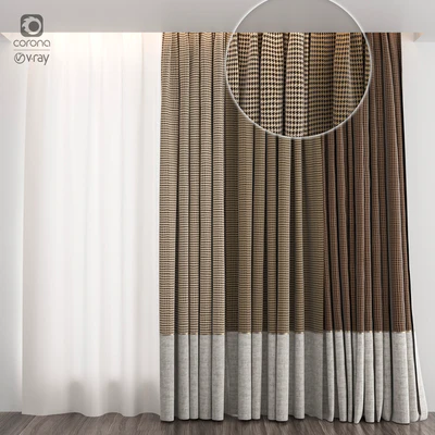 Houndstooth curtains — Ver 1