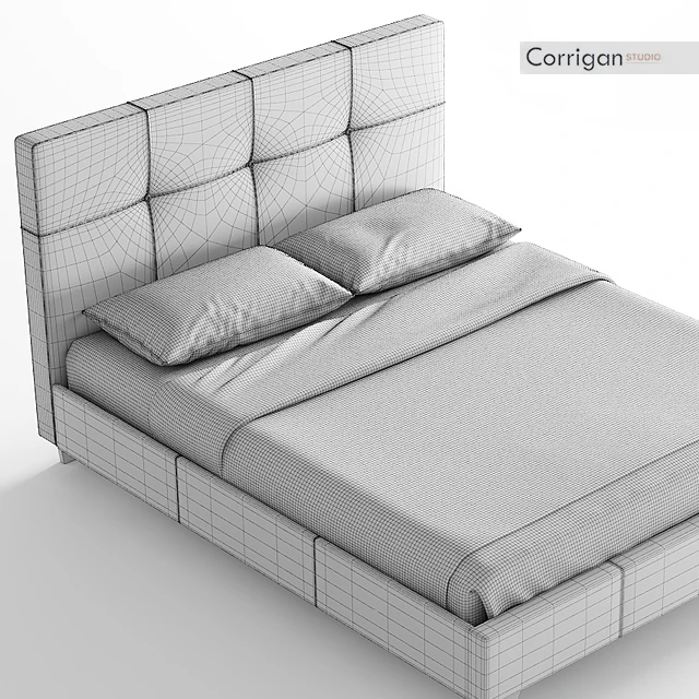 Upholstered Platform Bed Corrigan Studio — Descargar