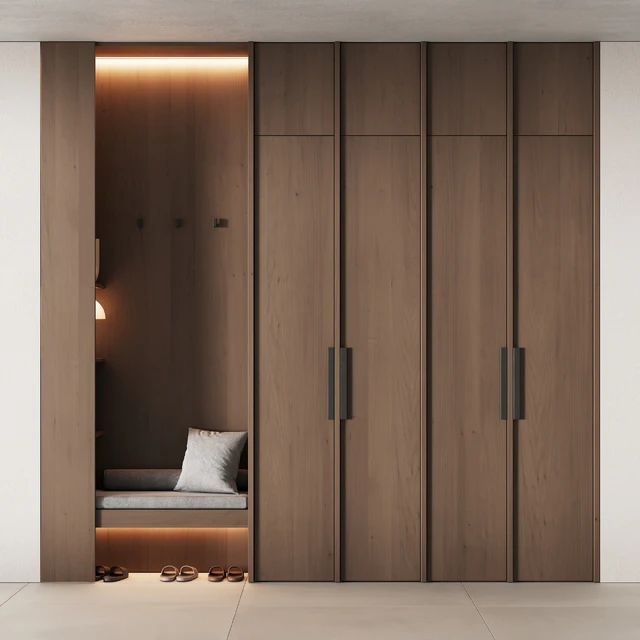 541 hallway zone 14 minimal modular wardeobe with seating niche — Descargar