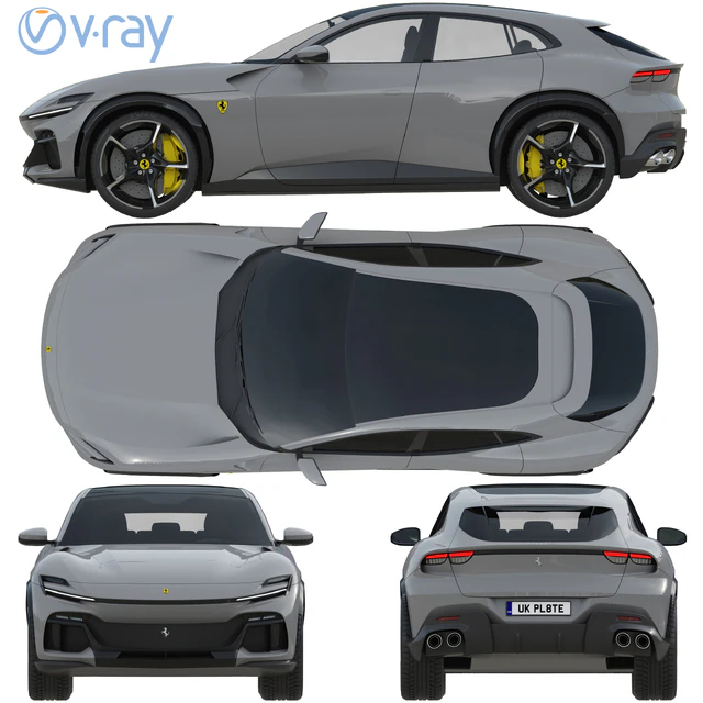 Ferrari Purosangue — Скачать