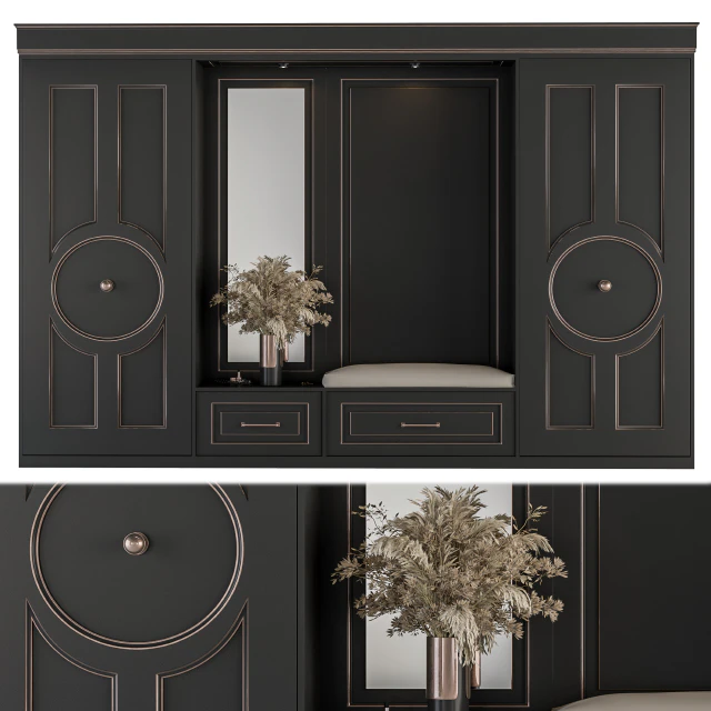 Hallway 16 - Black and Gold Set — Download
