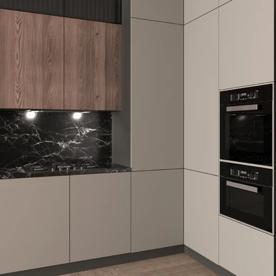 Kitchen Modern 16 (Corner Kitchen) — Ver 3
